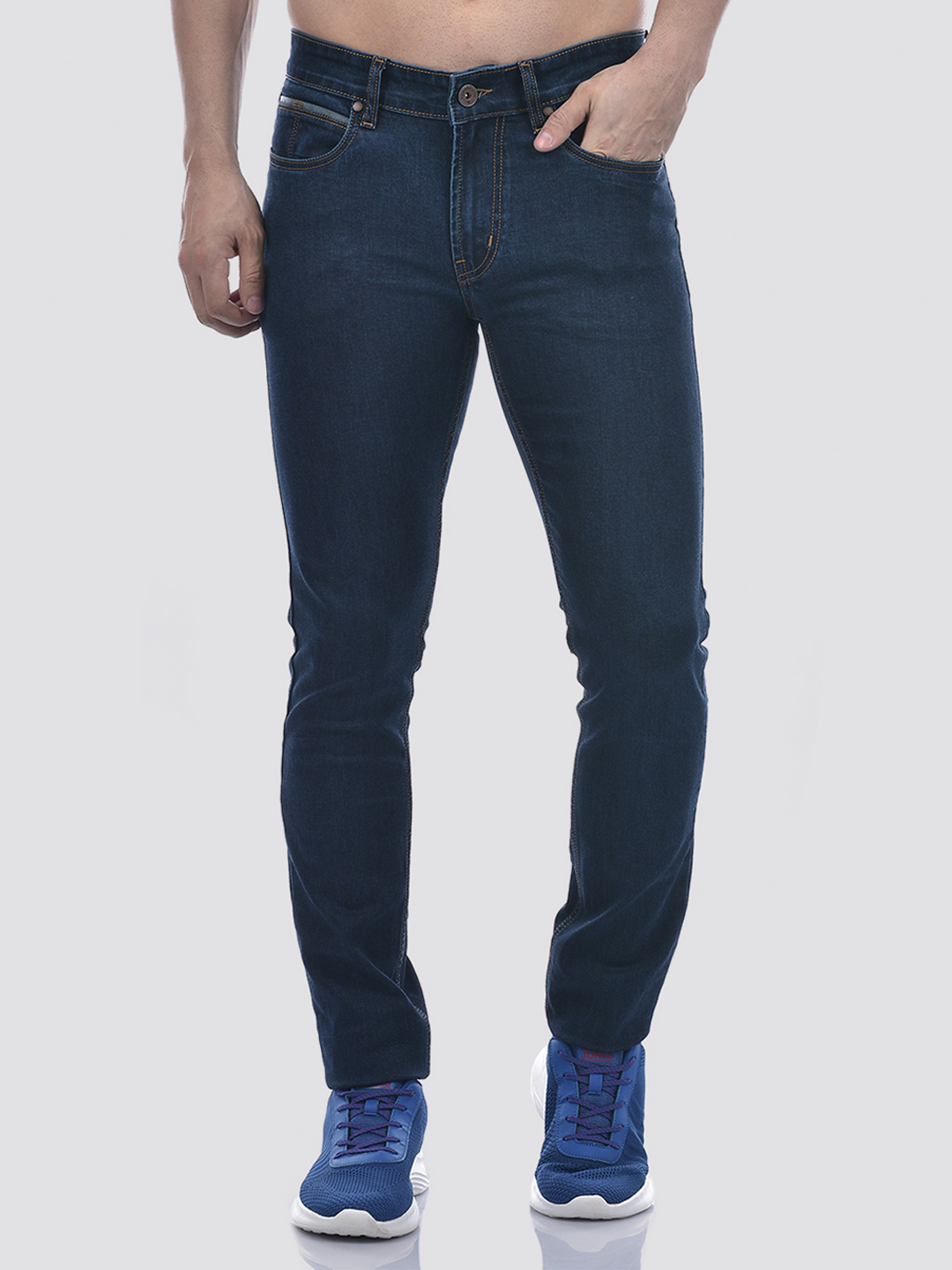 Numero Uno Men Blue Skinny Fit Sustainable Jeans